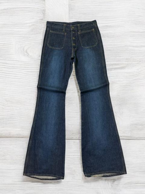 Other brands Hysteric Glamour × Japanese Brand - FLARED VINTAGE BLUE WAY BELL BOTTOM BOOTCUT DENIM