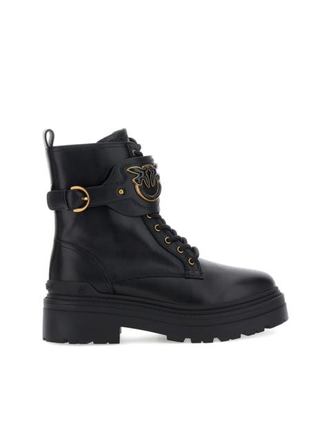 PINKO lace-up combat boots
