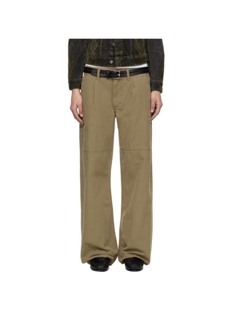 JEANERICA Khaki Mina Trousers