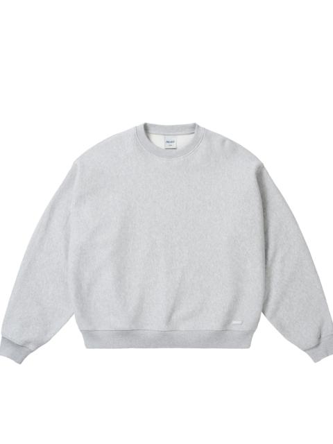 PALACE UNISEX CREW GREY MARL