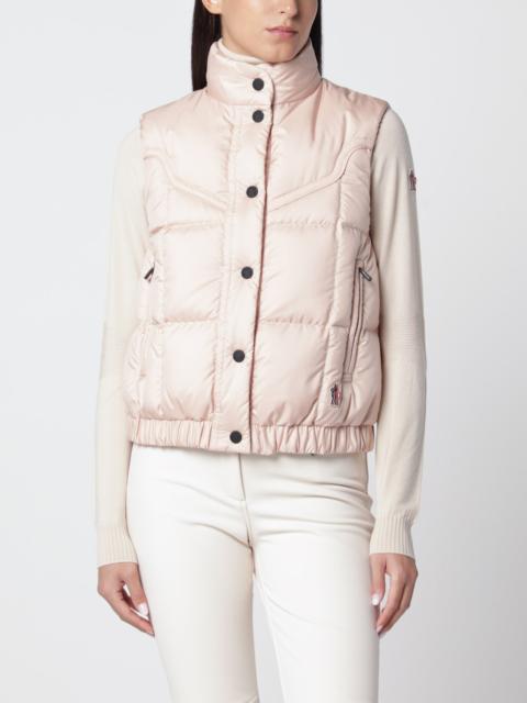 Moncler Grenoble Doucy pink polyester vest