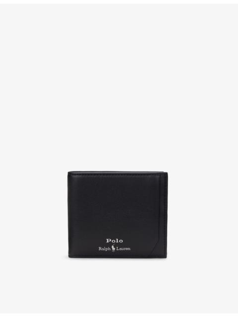 Polo Ralph Lauren Logo-Print Leather Billfold Wallet