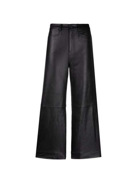 Proenza Schouler wide-leg leather trousers