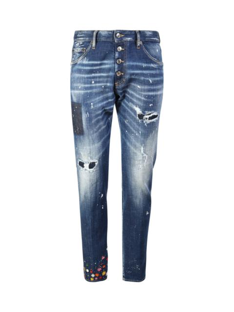 Ditsy Jeans By ; Denim Garment Par Excellence Of The Maison