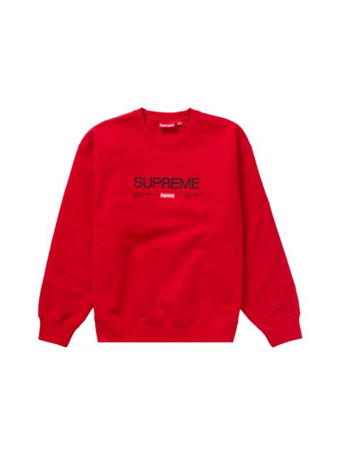 Supreme Supreme Established Crewneck Red