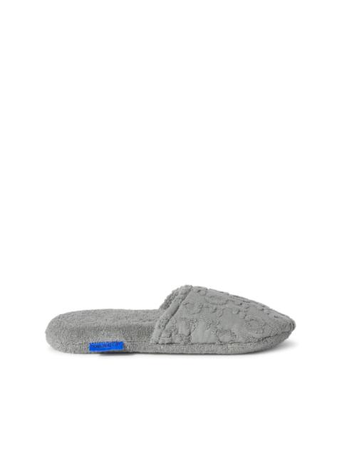 Off-White Off Stamp cotton slippers