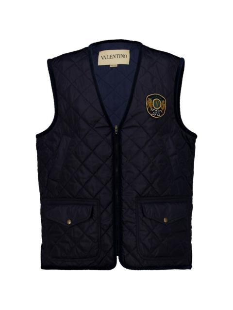 Valentino quilted patched gilet