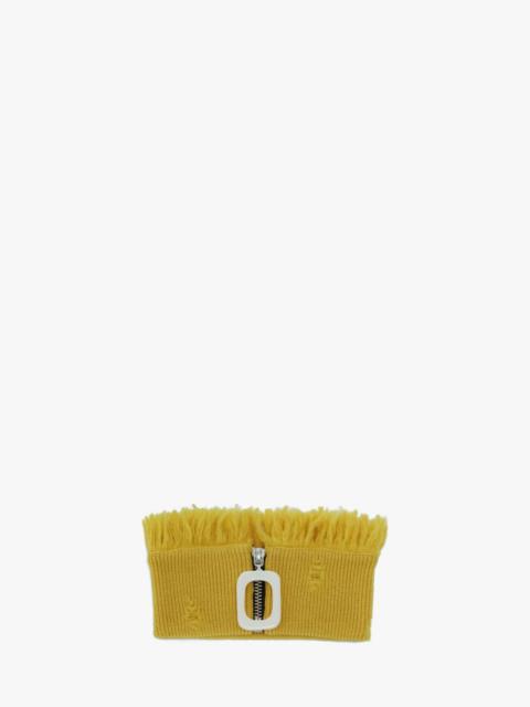 JW Anderson NECKBAND WITH FRINGE DETAIL