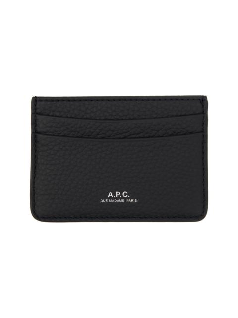 A.P.C. Black André Card Holder