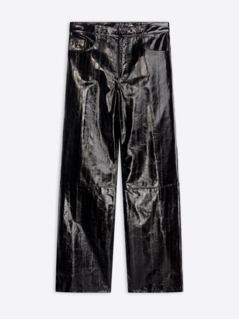 Dries Van Noten LOOSE LEATHER PANTS
