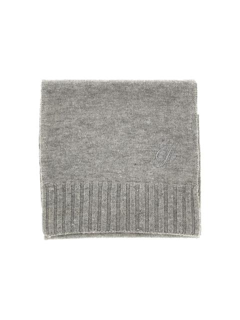EMPORIO ARMANI ribbed scarf