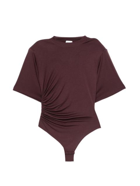 THE ANDAMANE Lennox gathered-detail bodysuit