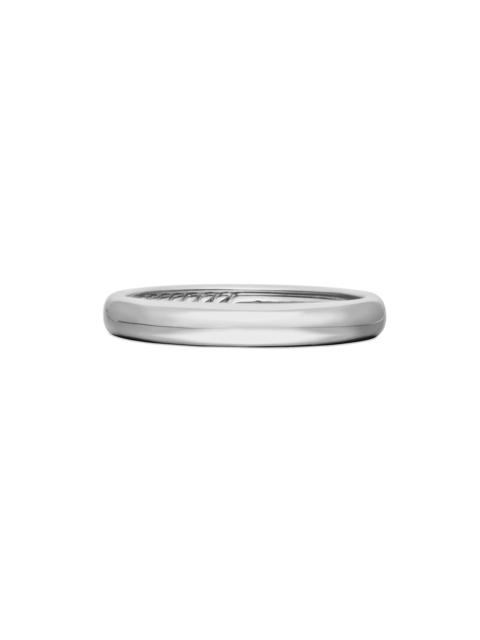 DAVID YURMAN Men's Classic Band Ring in Platinum - Silver