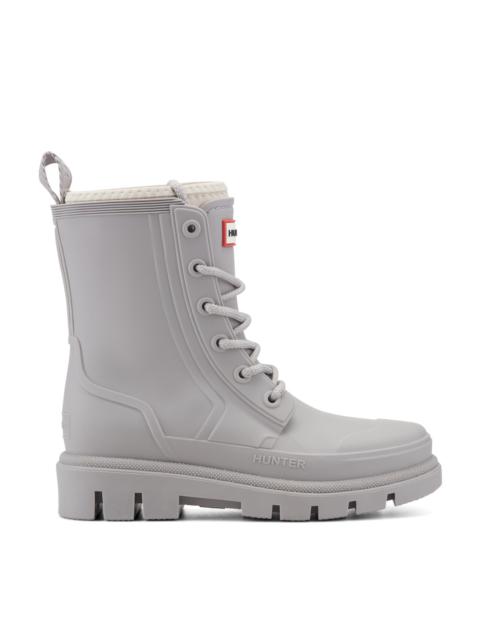 HUNTER Women's Diana Waterproof Lace-Up Rain Boots