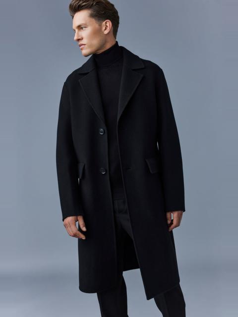 MACKAGE BENJAMIN Double-face wool coat with notched lapel