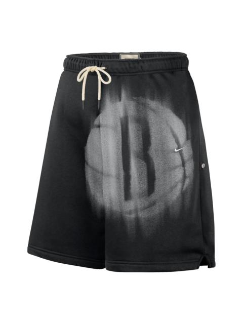Nike Nike Brooklyn Nets Standard Issue Fleece Shorts 'Black White' IQ1456-010