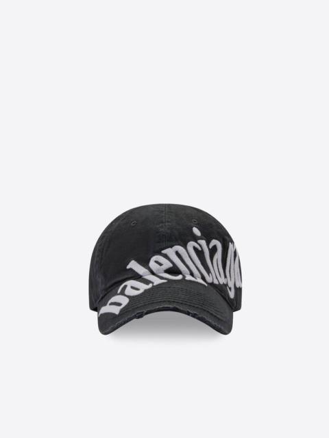 BALENCIAGA Women's Diagonal Cap in Black