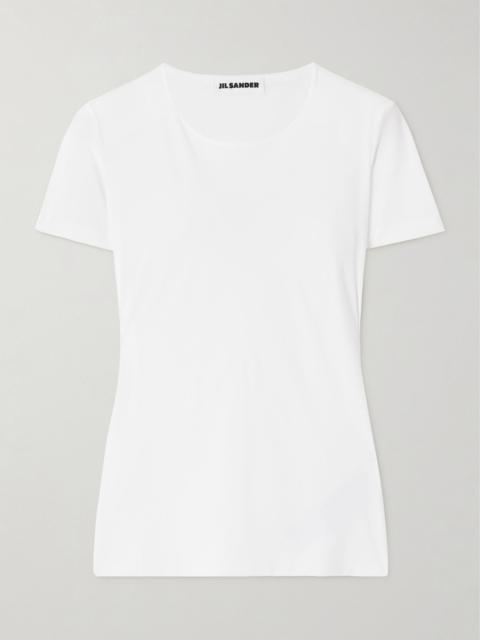 Jil Sander Stretch-jersey T-shirt Off-white