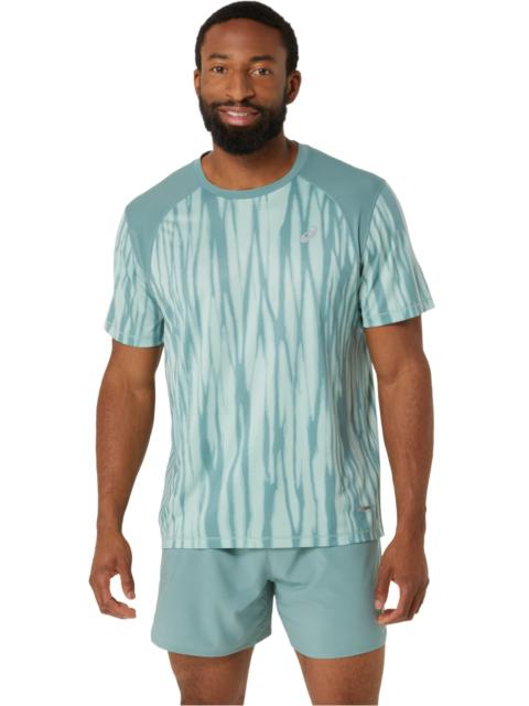 Asics ROAD ALL OVER PRINT SHORT SLEEVE TOP