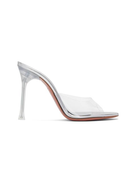 Transparent Alexa Glass Slipper 105 Heeled Sandals
