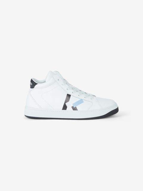 KENZO KENZO Kourt leather high-top trainers