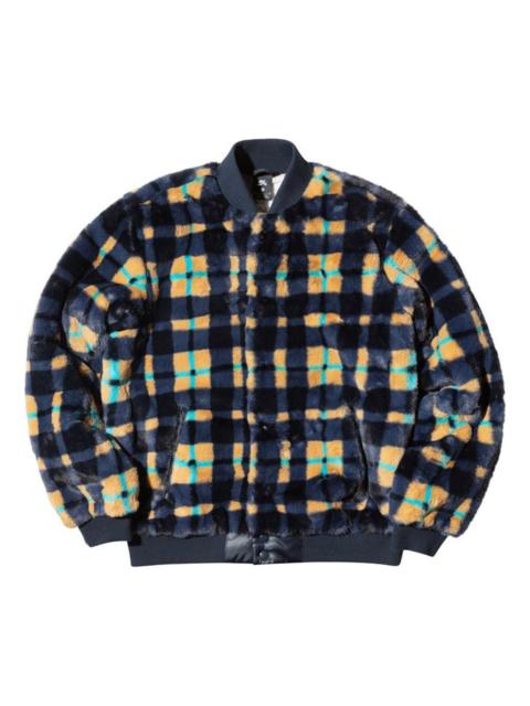 Nike Nike SB Skateboard Dunk High x Concepts Fleece Grid Jacket Men Multi-Color Yellow CK7289-475