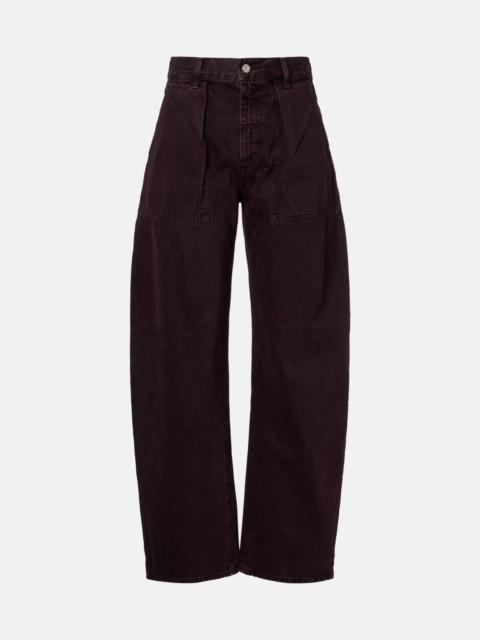 AGOLDE Sefton high-rise barrel-leg jeans