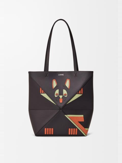 Loewe Futurist Cat medium Puzzle Fold tote in nappa calfskin