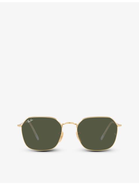 Ray-Ban RB3694 Jim polished-metal sunglasses
