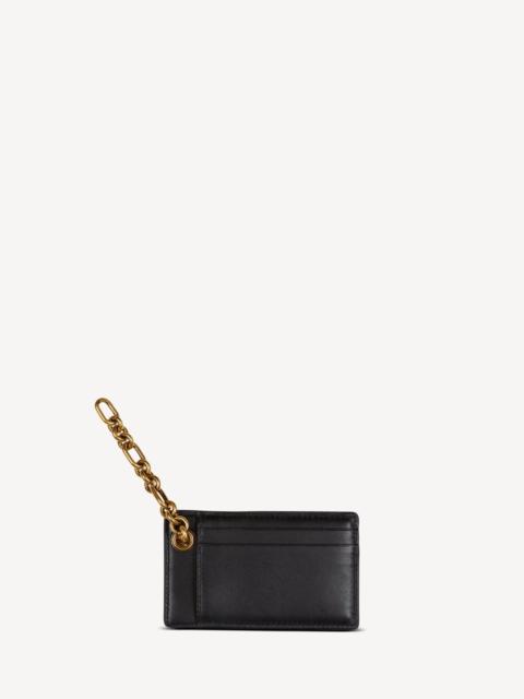 Balmain Pulse card holder in smooth leather