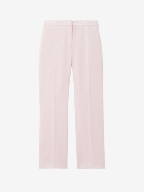 Alexander McQueen Wool Mohair Cigarette Trousers