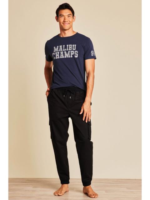 Barefoot Dreams Malibu Collection® Cotton Twill Cargo Jogger