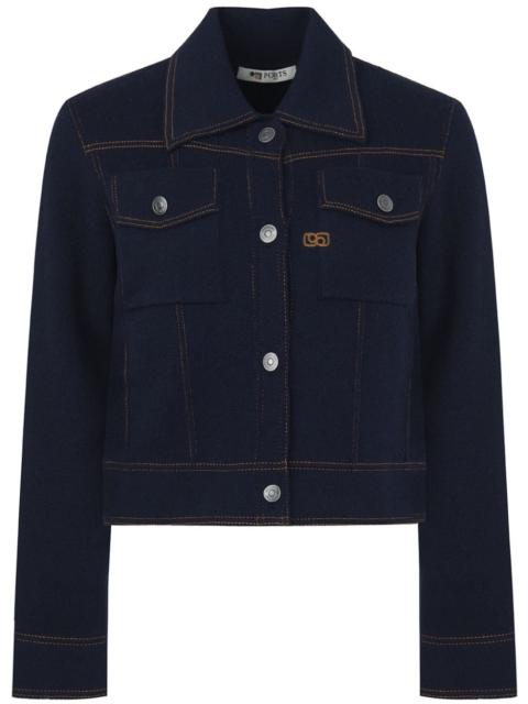 Ports 1961 logo-embroidered jacket
