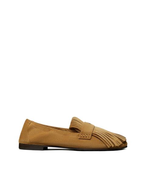 TORY BURCH fringe-detail loafers
