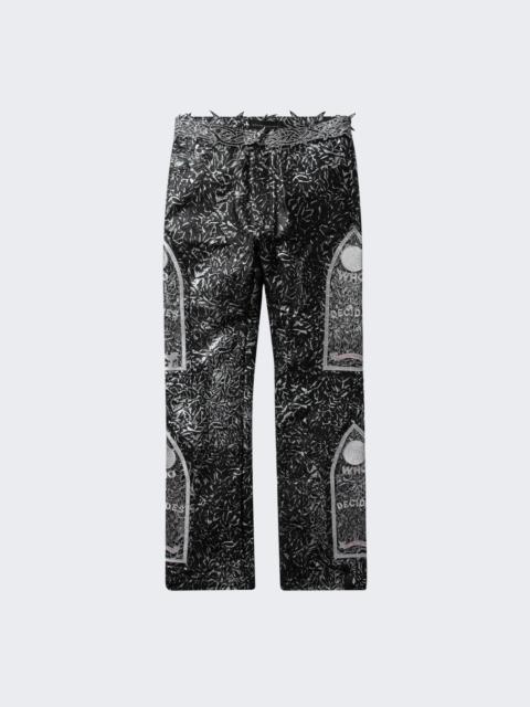 Foil Leather Pant Coal