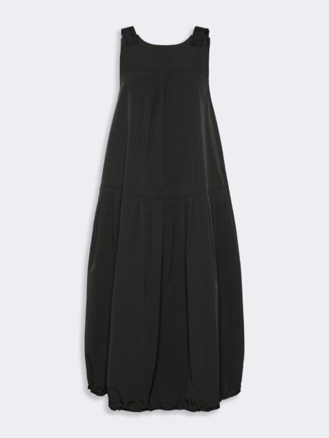WEEKEND Max Mara LEGENDA Sleeveless water-repellent canvas dress - BLACK