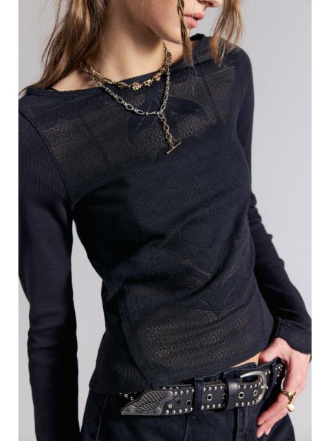 FREE PEOPLE Delilah Long Sleeve Top