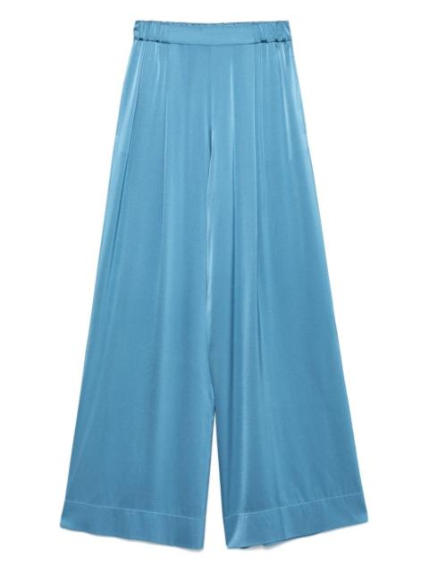 forte_forte elasticated-waistband palazzo trousers