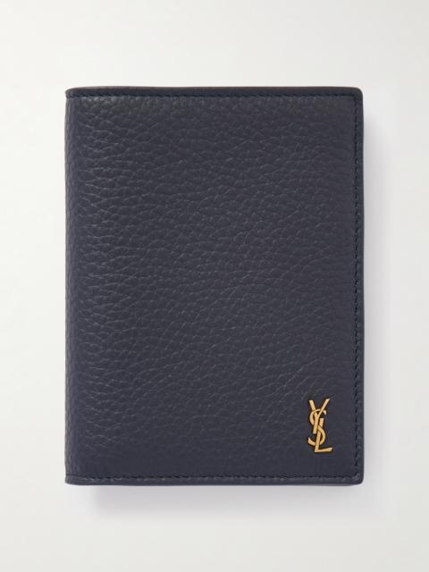 SAINT LAURENT Full-Grain Leather Billfold Wallet