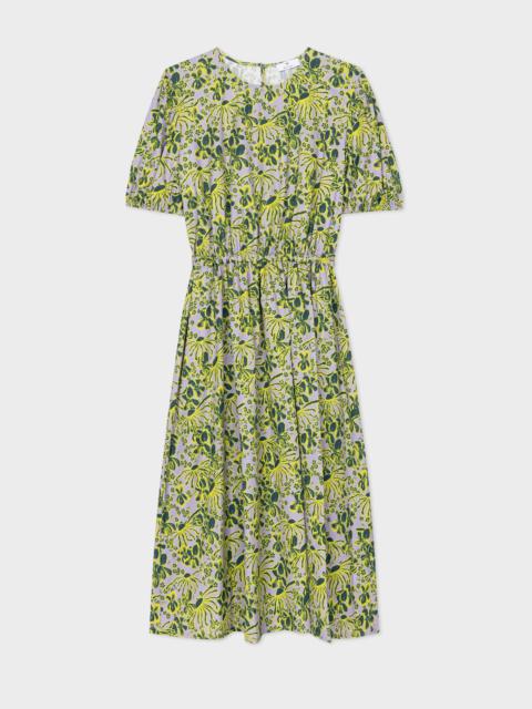 Paul Smith 'Bridleway Floral' Midi Dress