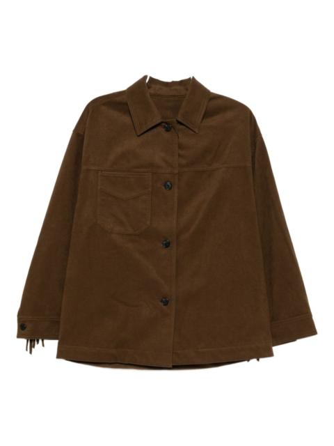 JUUN.J fringed suede jacket