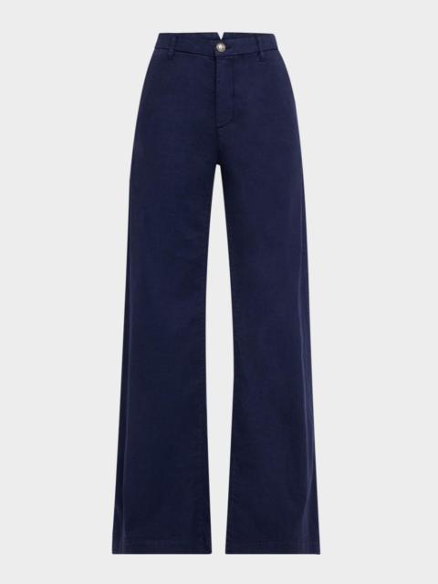 KOBI HALPERIN Shay Wide-Leg Linen Blend Pants