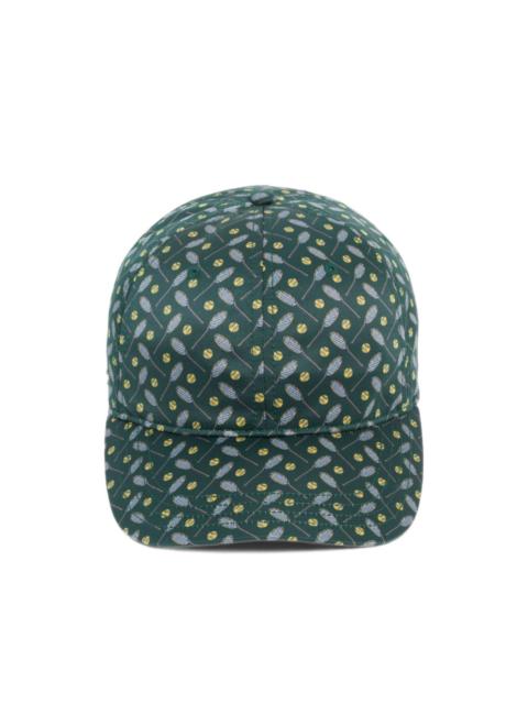 LACOSTE tie-accent satin cap