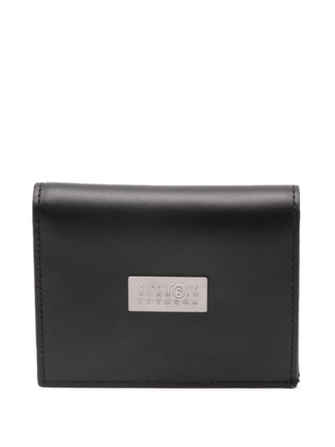 MM6 Maison Margiela numbers-motif leather wallet