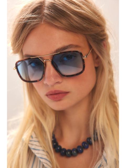 FREE PEOPLE Luna Classic Aviator Sunglasses