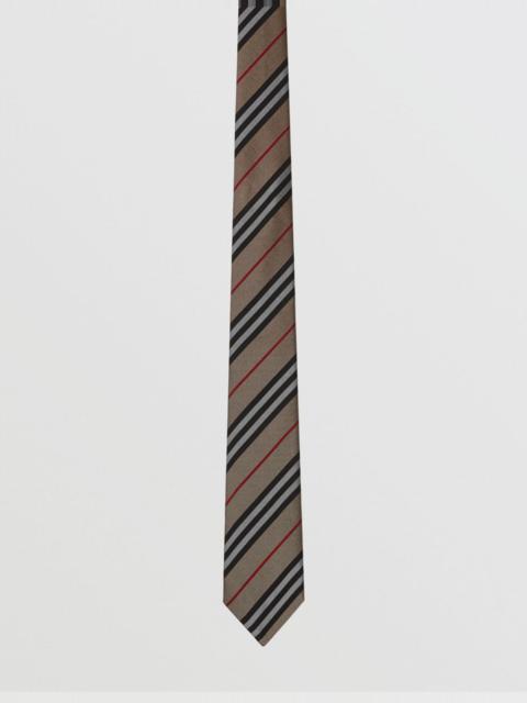 Burberry Classic Cut Icon Stripe Silk Tie