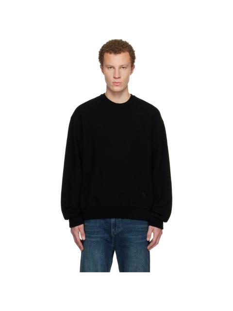 Wooyoungmi Black Round Neck Sweater