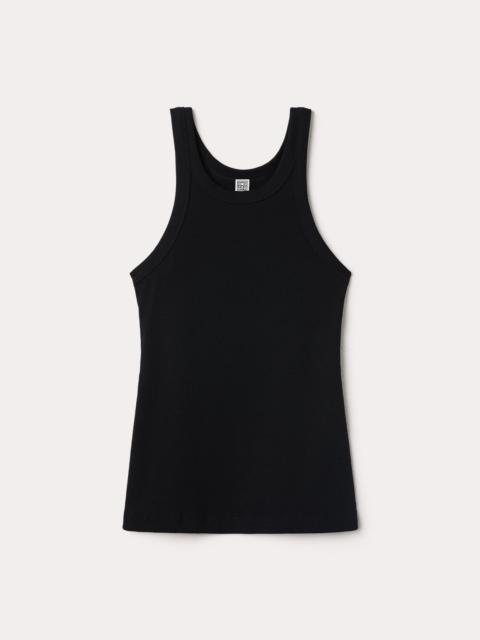 TOTEME Curved rib tank black