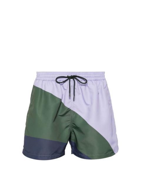 Paul Smith stripe-print swim shorts