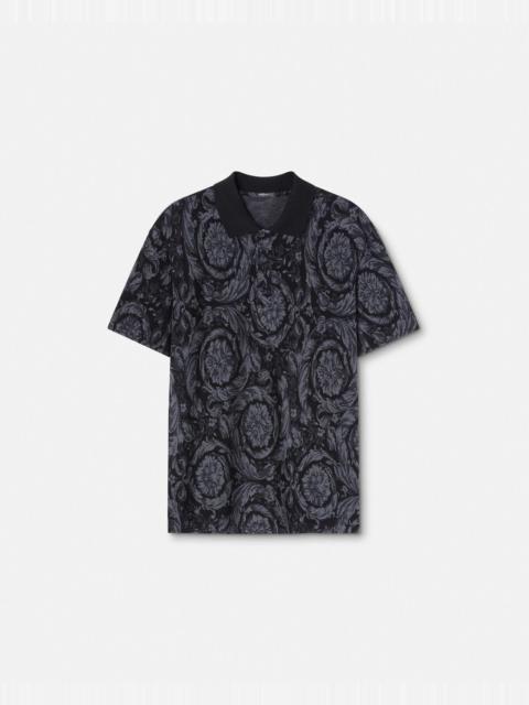 VERSACE Barocco Short-Sleeved Polo Shirt